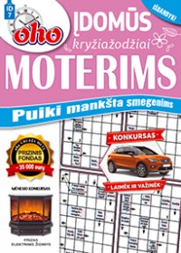 ID7 oho 10 min. Įdomūs kryžiažodžiai moterims 2025 Sausis Nr. 1 virselis